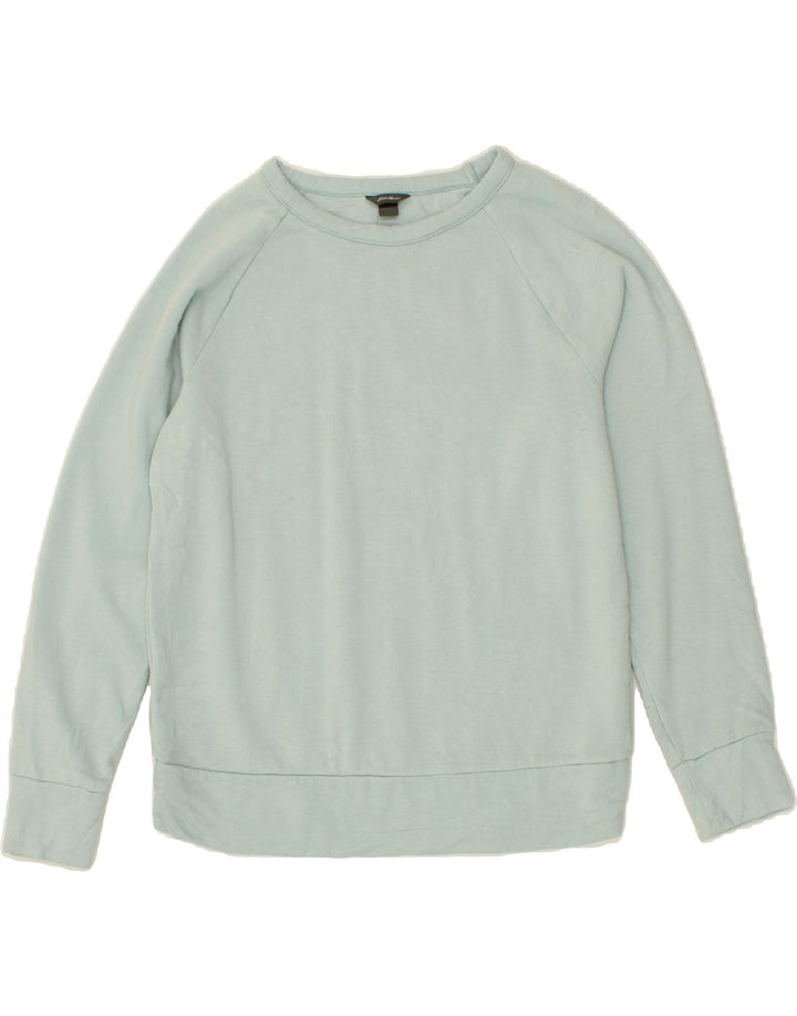 EDDIE BAUER Womens Sweatshirt Jumper UK 10 Small Blue Polyester Vintage Eddie Bauer and Second-Hand Eddie Bauer from Messina Hembry 