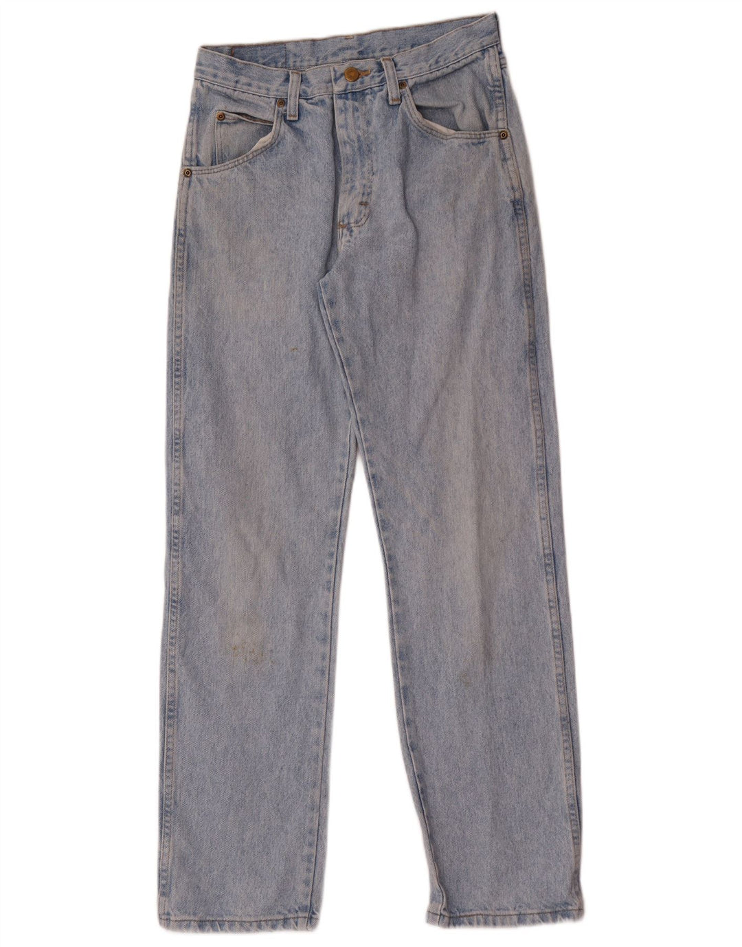 Wrangler Damen Straight Jeans W30 L32 Blaue Baumwolle