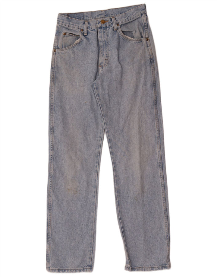 Wrangler Damen Straight Jeans W30 L32 Blaue Baumwolle