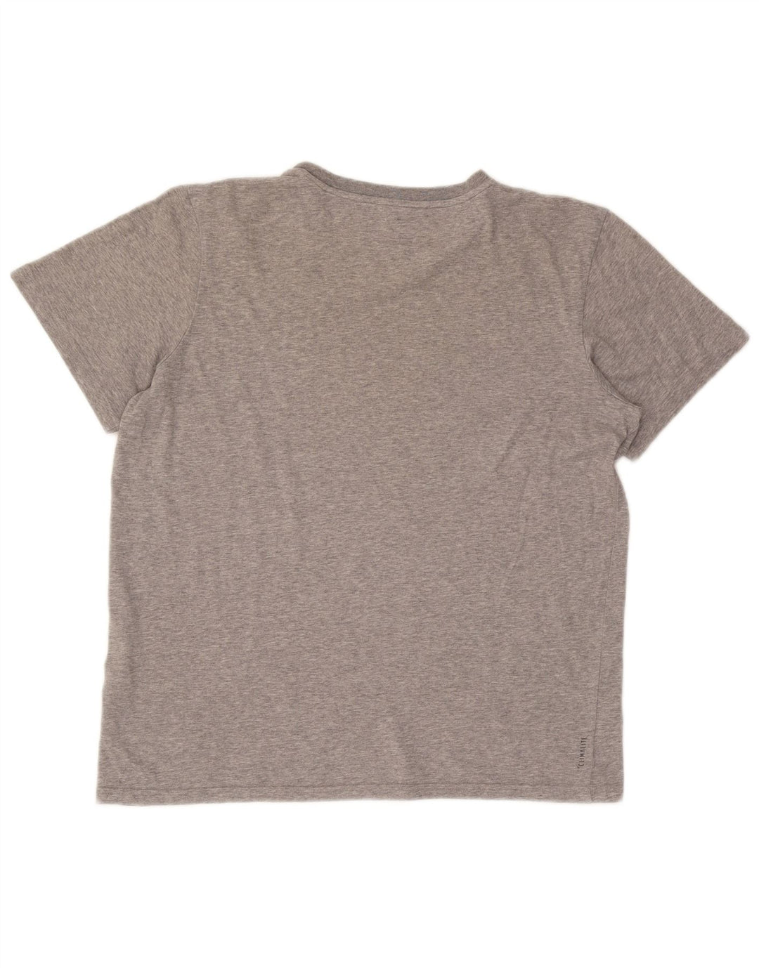Adidas Herren T-Shirt Top Large Grau meliert Baumwolle