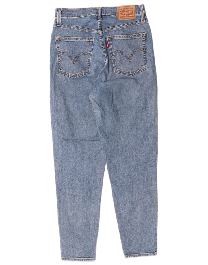 Levi's Damen High Waist Tapered Jeans W26 L27 Blaue Baumwolle