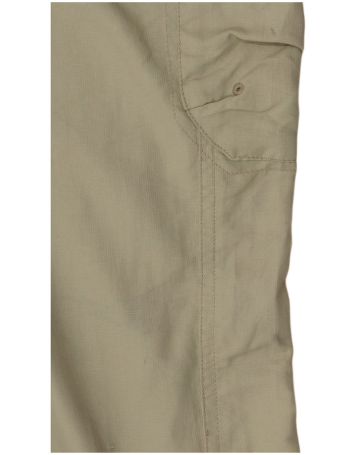 Columbia Damen-Cargohose „Regulär“, US 12, Größe L, W36, L32, Khaki, Nylon