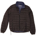 Michael Kors Herren Wattierte Jacke UK 38 Small Marineblaues Nylon