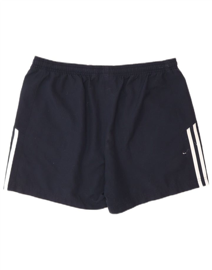 Adidas Damen Sportshorts UK 18 XL Marineblau Polyester