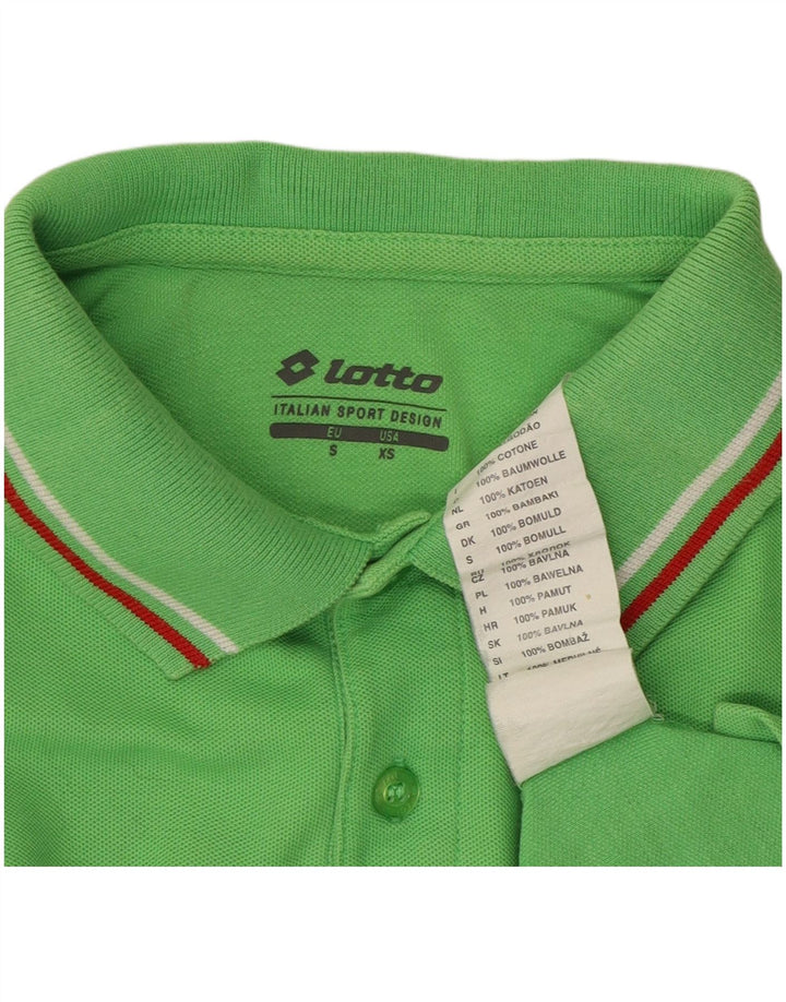 LOTTO Herren Poloshirt XS Grüne Baumwolle