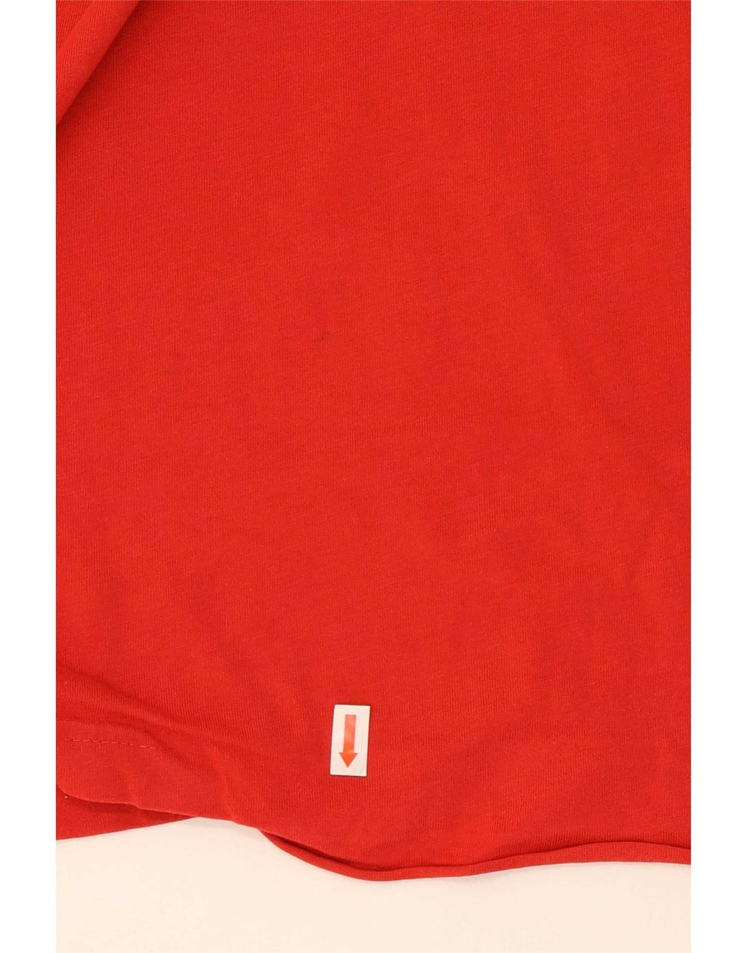 Puma Herren Grafik-T-Shirt-Oberteil aus mittelroter Baumwolle