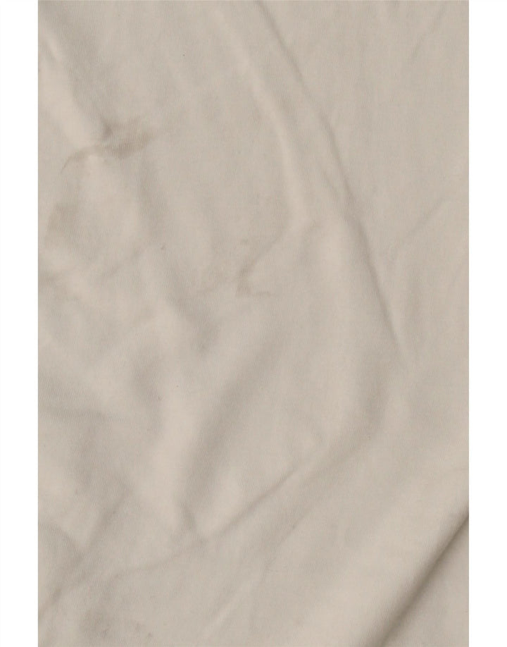 VANS Herren Slim Fit Graphic Top 3/4 Ärmel Small Weiß Colourblock Baumwolle