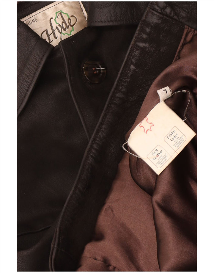 Vintage Herren Lederjacke UK 40 Large Braun