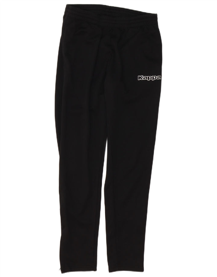 Kappa Herren-Trainingshose, Größe S, Schwarz, Polyester