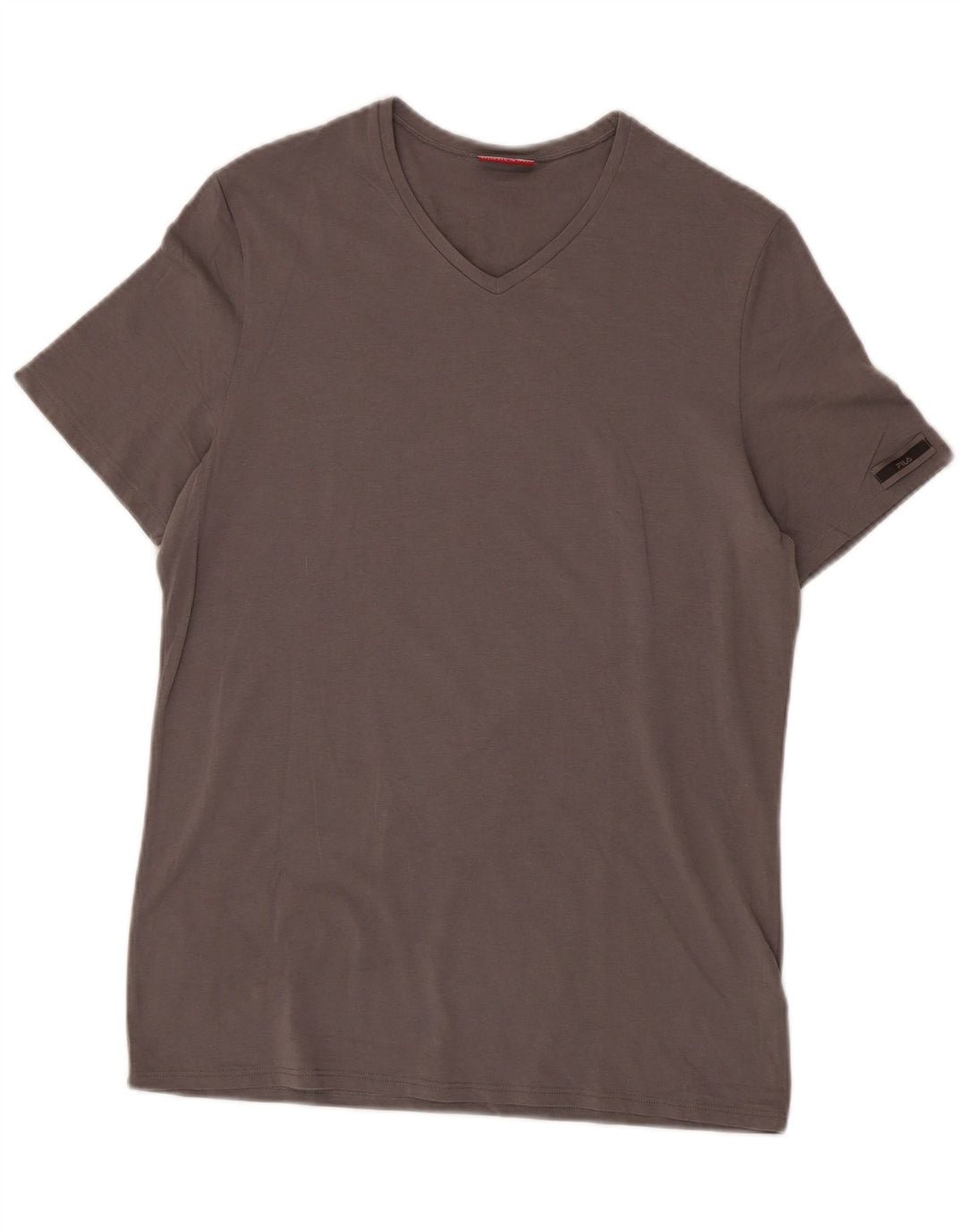 FILA Herren T-Shirt Top mittelgraue Baumwolle