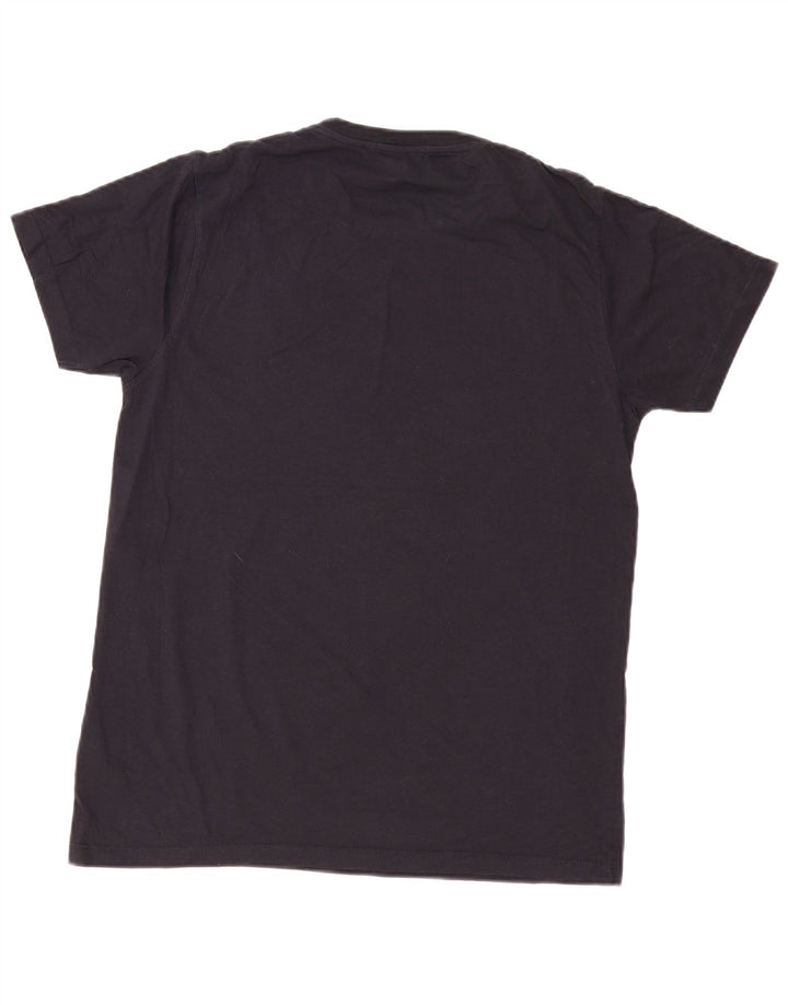 French Connection Herren-T-Shirt mit Grafik, Größe L, aus schwarzer Baumwolle