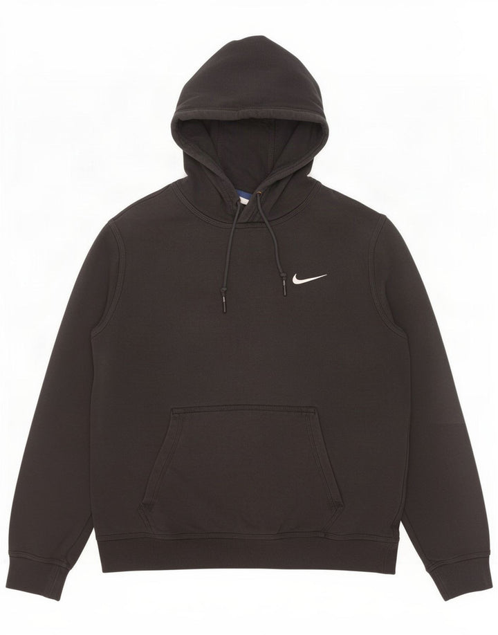 Nike Herren-Hoodie-Pullover aus mittelschwarzer Baumwolle