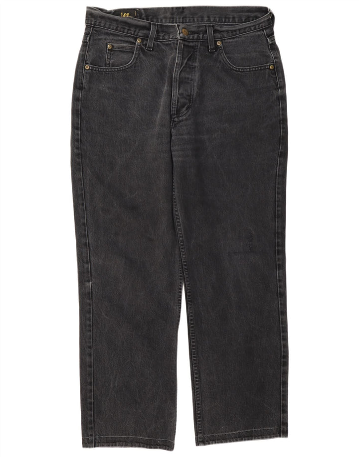 Lee Herren Straight Jeans W32 L27 Grau