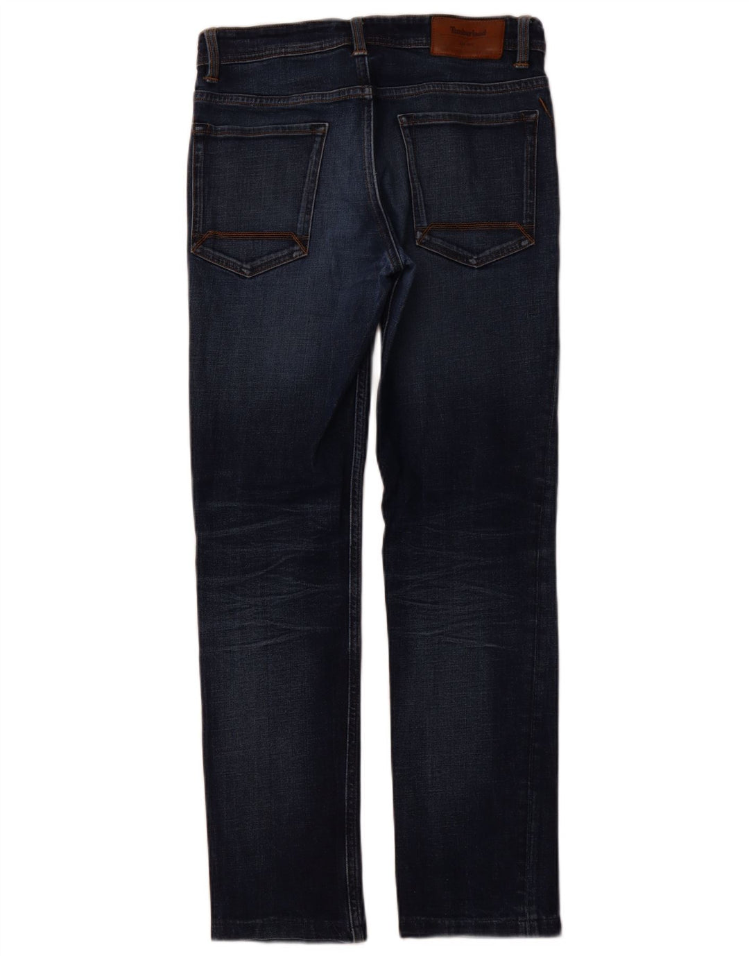 TIMBERLAND Herren Straight Jeans W31 L30 Blaue Baumwolle