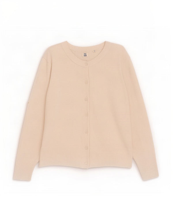 Gap Damen-Cardigan-Pullover UK 10 Small Weiße Baumwolle