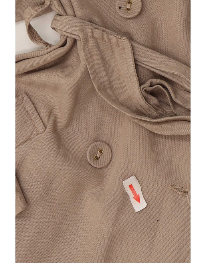 Oasis Damen Trenchcoat UK 6 XS Grau Lyocell