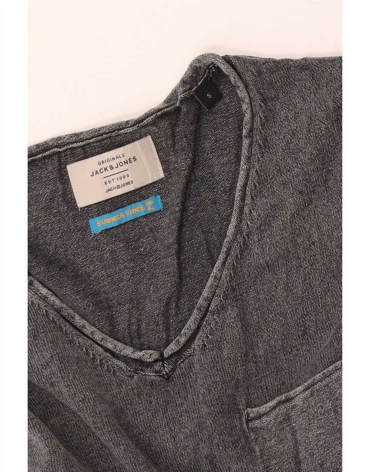 Jack & Jones Herren Top Langarm Small Grau