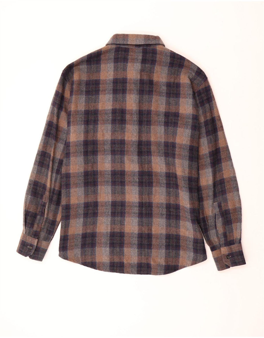 SEA BARRIER Herren-Overshirt-Hemd XL, grau kariert, Acryl