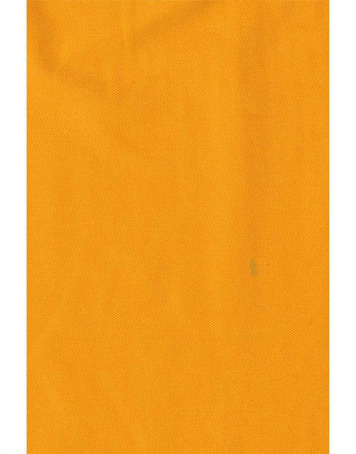 Asics Herren-Poloshirt aus mittelgelber Baumwolle