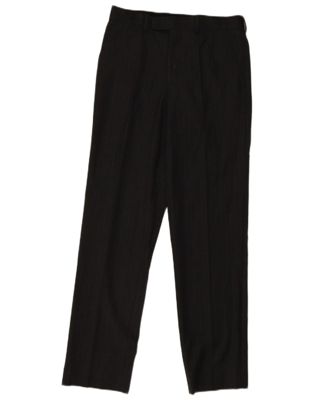 French Connection Herren-Anzughose, gerade, W30, L33, grau gestreift, Wolle