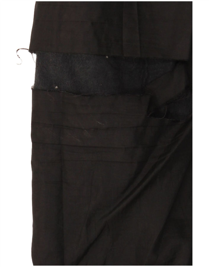 Vintage Damen Lederrock W29 Medium Schwarz