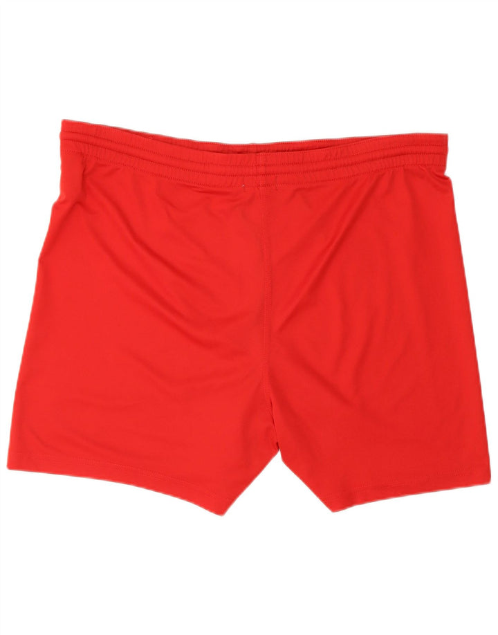 Kappa Herren-Sportshorts, großes rotes Polyester