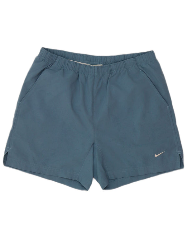 Nike Herren Sportshorts Medium W32 L6 Blau Polyester Sport