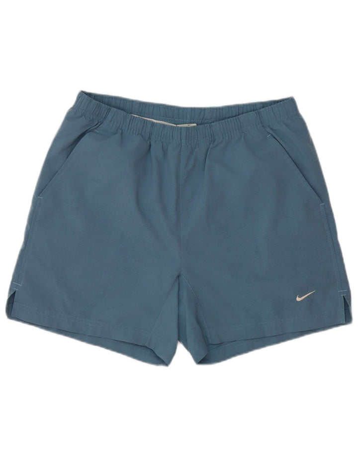 Nike Herren Sportshorts Medium W32 L6 Blau Polyester Sport