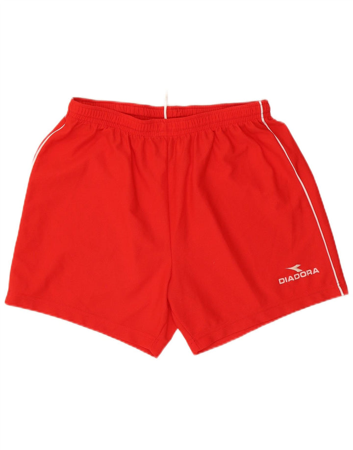 Diadora Herren Sportshorts XL Rot Polyester
