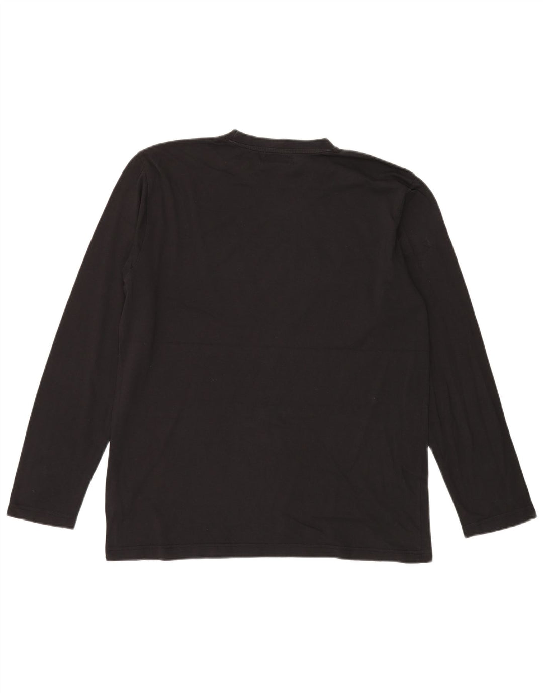 Kappa Herren Graphic Top Langarm XL Schwarz Baumwolle
