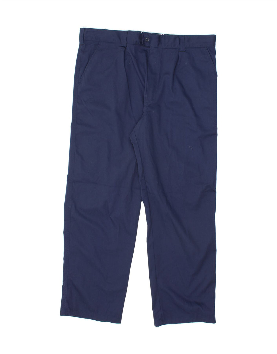 DICKIES Mens Straight Chino Trousers W40 L30  Navy Blue Polyester Vintage Dickies and Second-Hand Dickies from Messina Hembry 