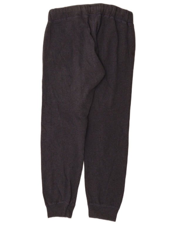 Superdry Damen-Trainingshose mit grafischem Muster, UK-Gr. 14, mittelgraue Baumwolle