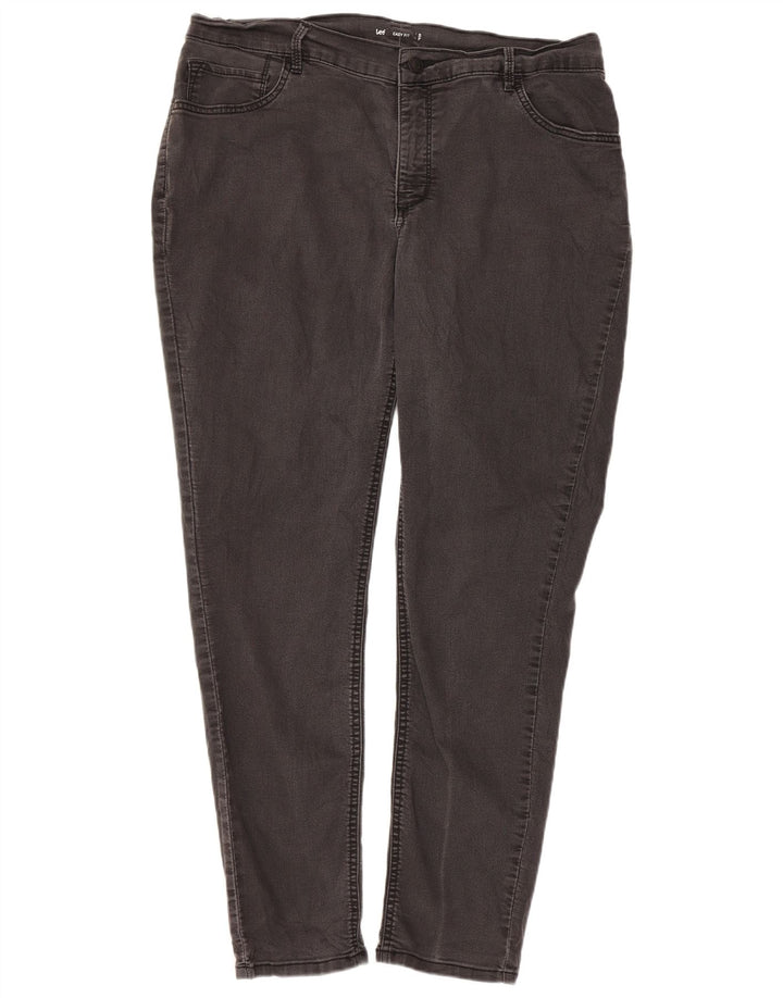 Lee Damen Easy Fit Skinny Jeans W38 L29 Graue Baumwolle