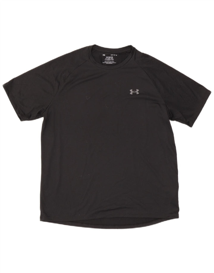 Under Armour Herren T-Shirt Top Large Schwarz Polyester