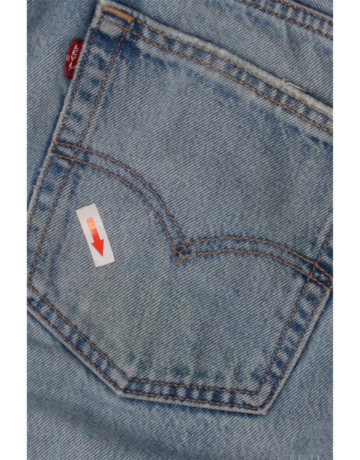 Levi's Damen Distressed Bootcut Jeans W29 L33 Blaue Baumwolle