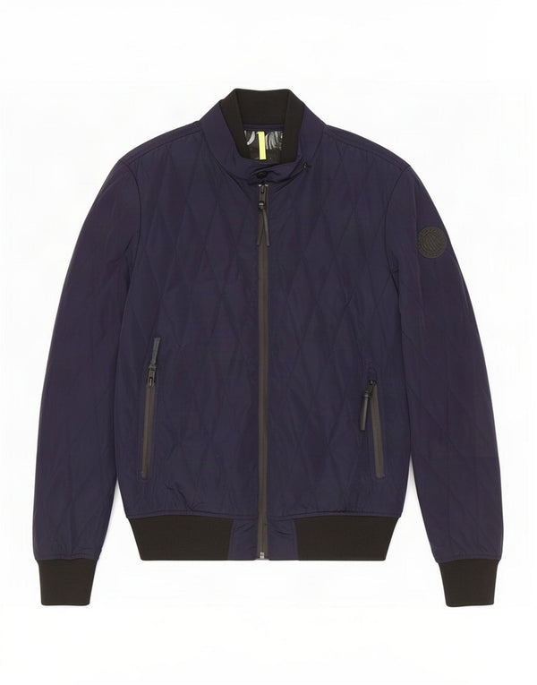 Replay Herren Steppjacke UK 38 Medium Marineblau Polyester