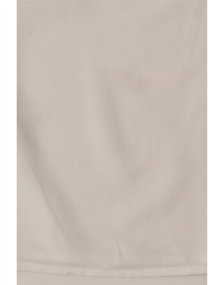 Marks & Spencer Langarm-Blusenoberteil für Damen, UK 12, Mittelweiß, Polyester