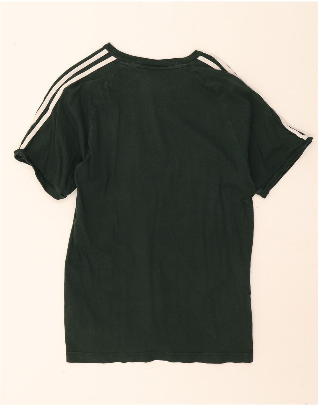 Adidas Herren T-Shirt Top mittelgrüne Baumwolle