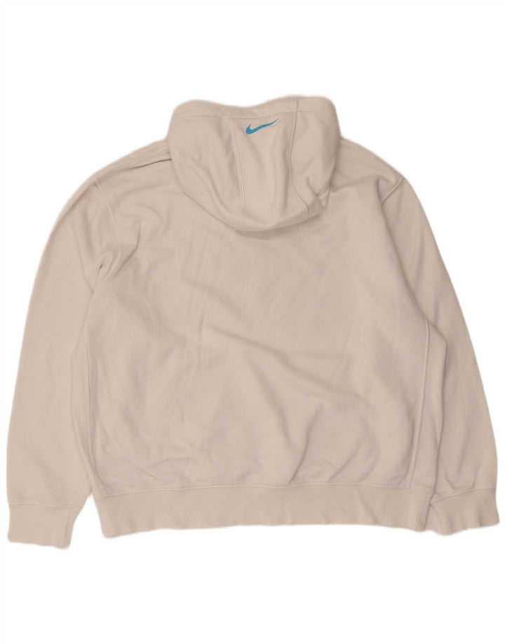 Nike Herren Graphic Hoodie Pullover XL Weiße Baumwolle