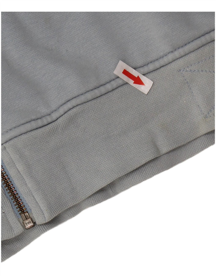 Nike Jungen-Kapuzenpullover mit grafischem Reißverschluss, 13–14 Jahre, XL, blaue Farbblock-Baumwolle