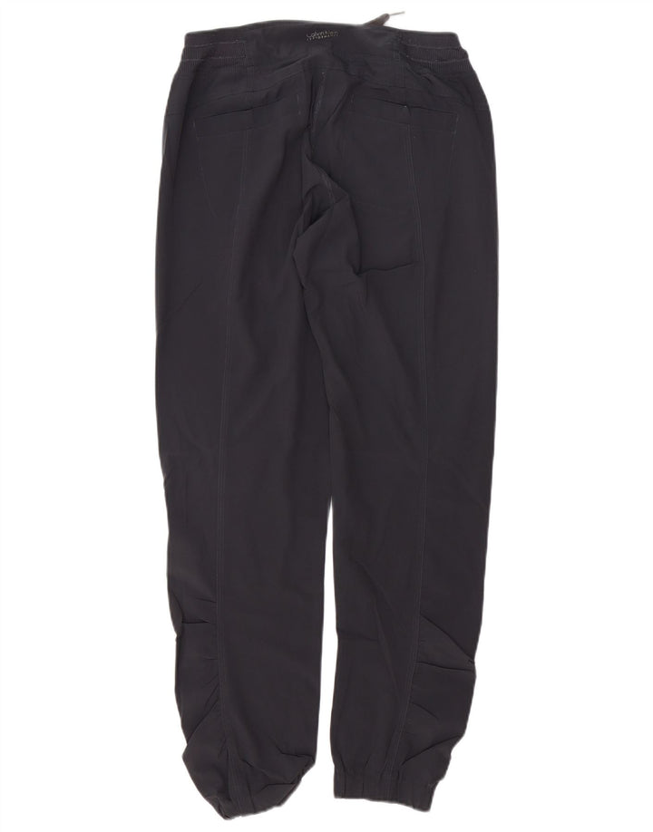 CALVIN KLEIN Damen Trainingshose Jogger UK 10 Small Grau Polyester