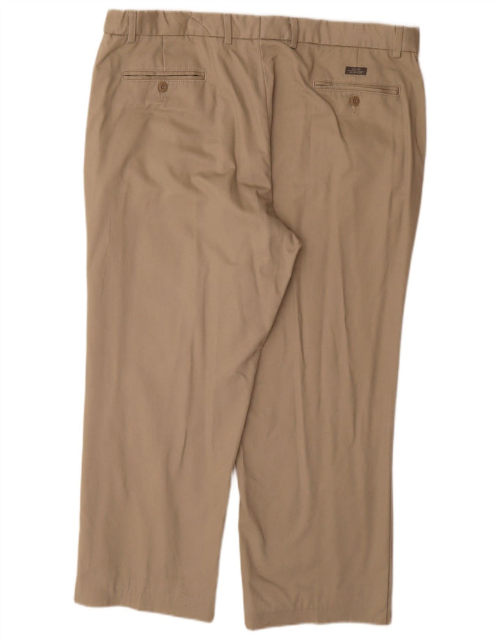 Marks & Spencer Herren Blue Harbour Straight Anzughose W42 L29 Beige