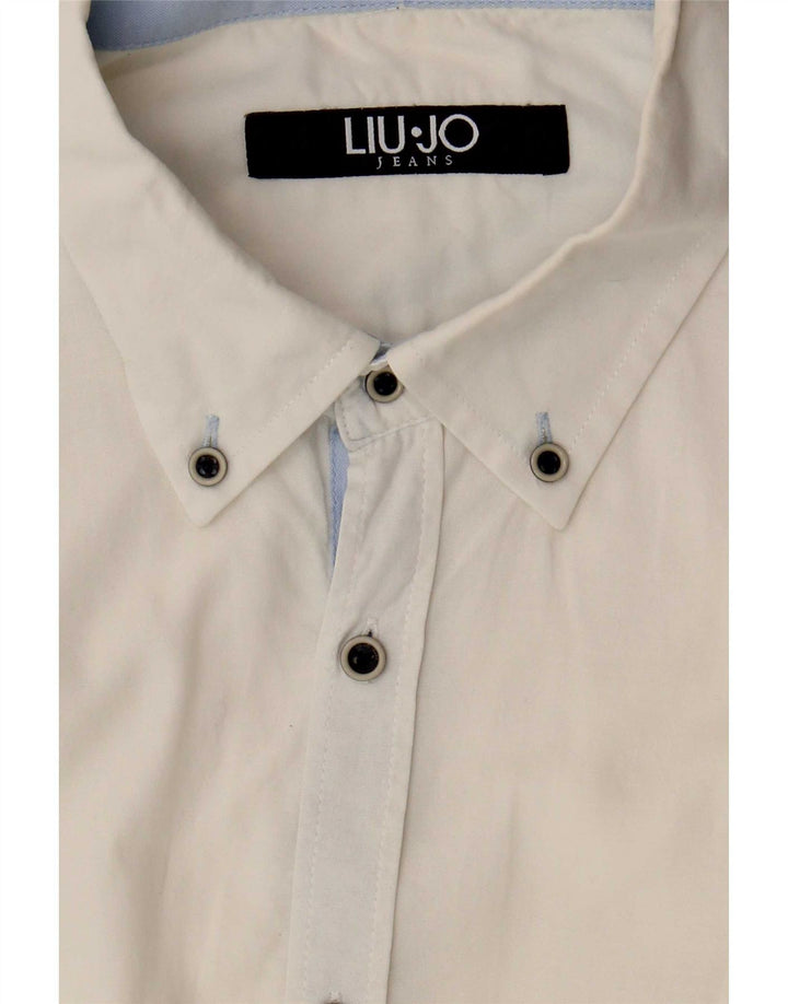 Liu Jo Herrenhemd Small Weiß