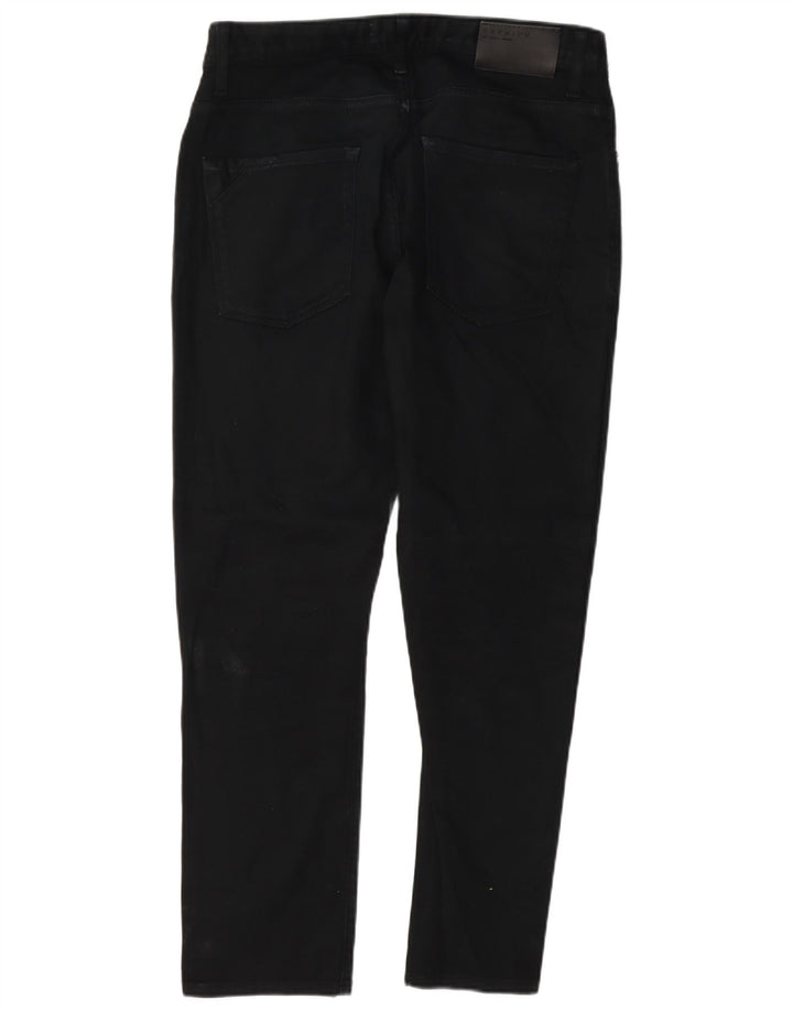 Jack & Jones Herren Slim Jeans W33 L30 Schwarze Baumwolle
