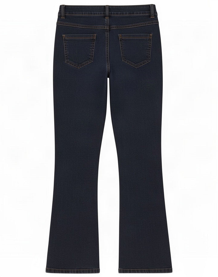 Max & Co. Damen Bootcut Jeans UK 12 Medium W34 L30 Marineblau Klassisch