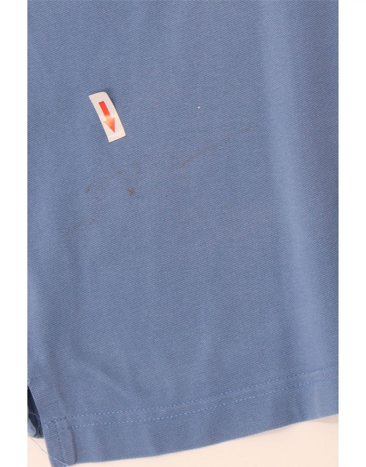 Kappa Herren-Poloshirt aus mittelblauer Baumwolle