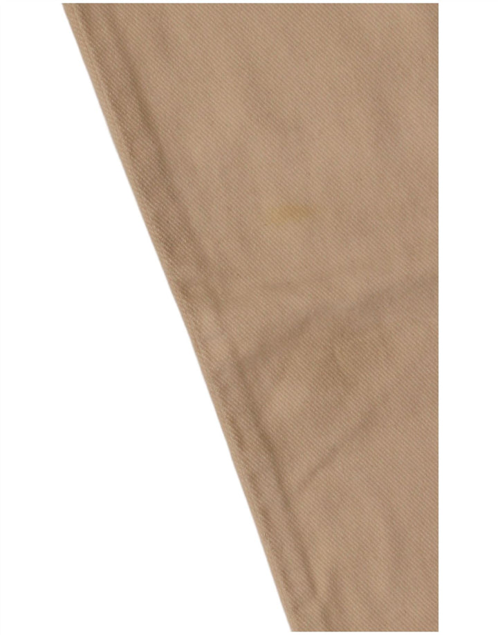 Les Copains Damen Tapered Jeans W33 L32 Beige Baumwolle