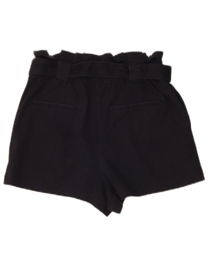 Zara Damen-Chinoshorts mit hoher Taille, mittelgroß, W28, Marineblau
