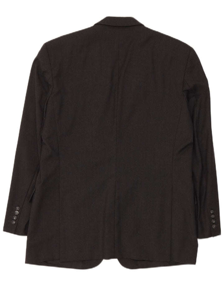 Pierre Cardin Herren 3-Knopf-Blazerjacke UK 40 Große graue Schurwolle