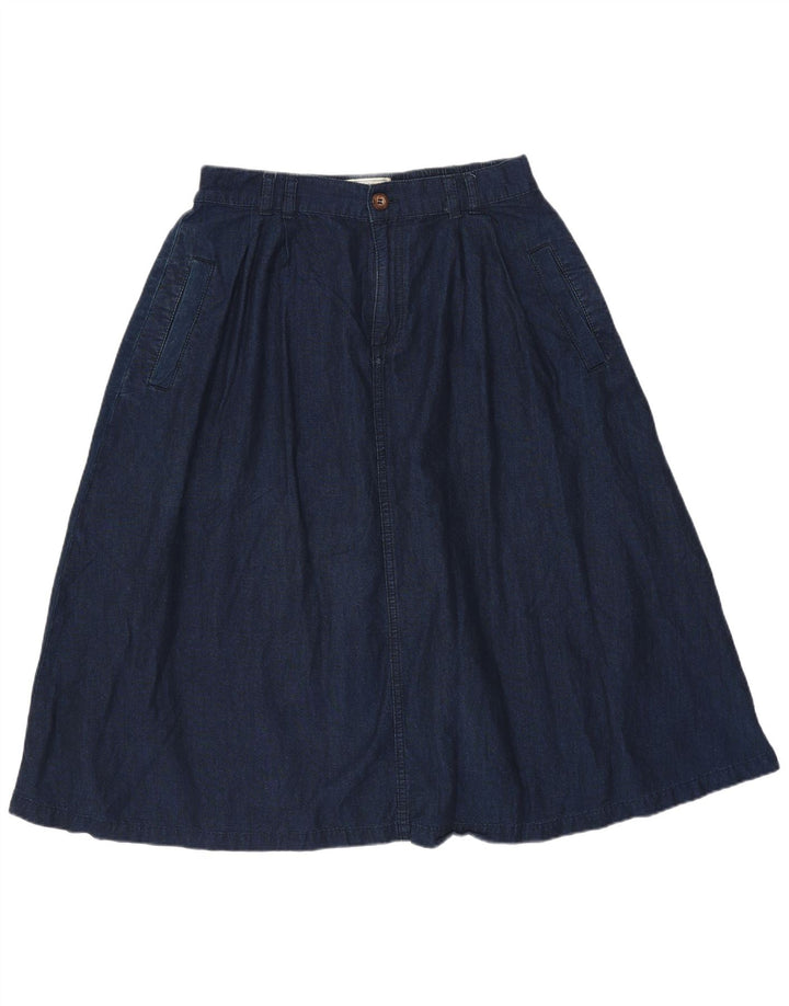 Fat Face Damen-Jeansrock, UK 10, Größe S, W30, Marineblau, Baumwolle